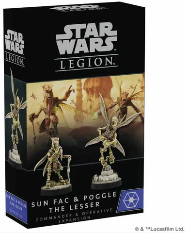 Star Wars Legion: Sun Fac and Poggle The Lesser