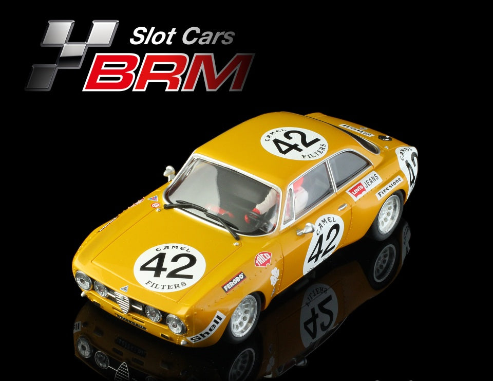 Miniature Alfa Romeo GTAm N°42 Camel – Provence Moulage – Échelle 1/43 – Occasion