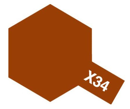 Tamiya Acrylic Paint X-34 Metallic Brown