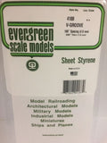 Evergreen 4188 .188" Spacing V-Groove Siding Sheet