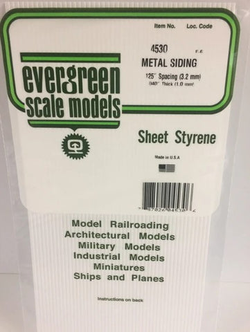 Evergreen 4530 .125" Spacing Corrugated Siding