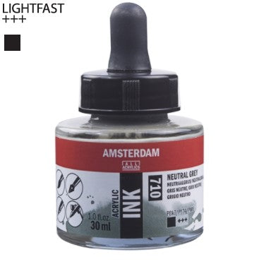 Amsterdam Acrylic Ink # 710 Neutral Grey