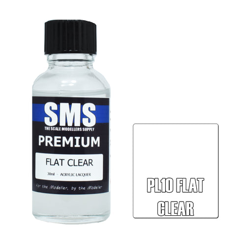 SMS Premium Lacquer - PL10 Flat Clear