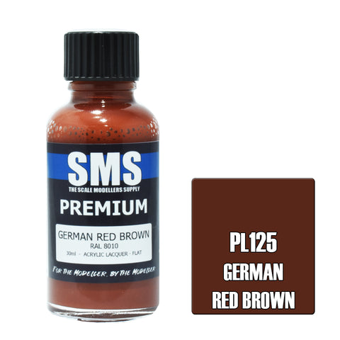 SMS Premium Lacquer - PL125 German Red Brown