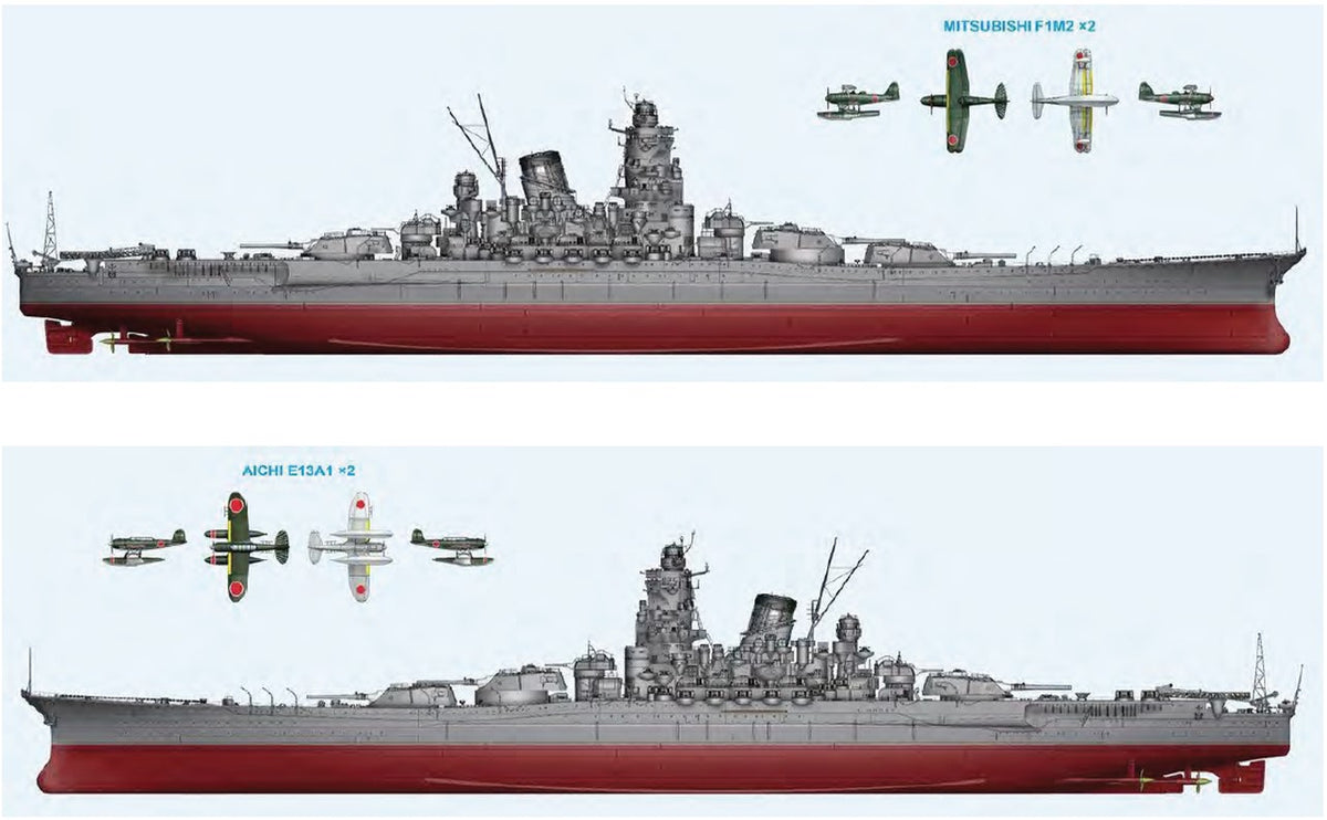 MonoChrome IJN Battleship Yamato – Andrew's Hobbies
