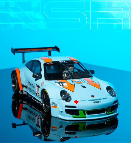 NSR Porsche 997 Gulf No12 GPX 2020 Targa Florio Tribute Livery