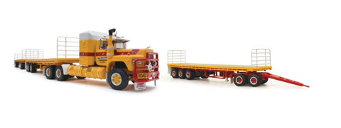 Highway Replicas Neil Mansell Freight Road Train plus additional trailer and Dolly
