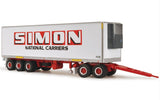 Highway Replicas Simon National Carriers - B double and Additional Trailer 1/64