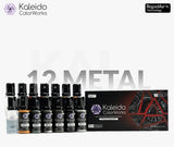 Gaahleri 12 Colour Metal Paint set