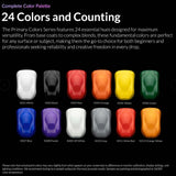 Gaahleri 12 Colour Primary Paint set