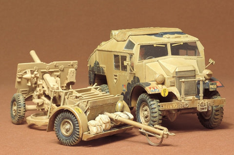 Tamiya 1:35 British 25PDR Field Gun and Quad Gun Tractor  - Canadian Ford F.G.T.