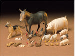 Tamiya 1:35 Livestock Set