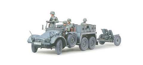 Tamiya 1:35 Krupp Protze 1ton 6x4 Kfz.69 Towing Truck w/3.7cm PAK