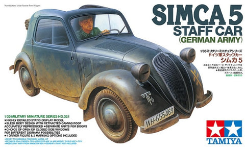 Tamiya 1:35 Simca 5 Staff Car German Army