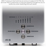 Gaahleri GTS-06 Serenair Mini Compressor and Airbrush Set