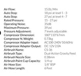 Gaahleri GTS-06 Serenair Mini Compressor and Airbrush Set
