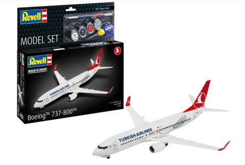 Revell Boeing 737-800 Turkish Airlines - incl paint , glue and brush