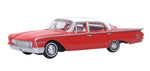 Oxford 1960 Ford Fairlane Sedan 500 Town Sedan - Monte Carlo Red / Corinthian White