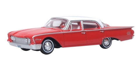 Oxford 1960 Ford Fairlane Sedan 500 Town Sedan - Monte Carlo Red / Corinthian White