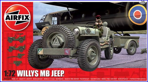 Airfix Willys MB Jeep and Howitzer