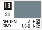 Mr Color C013 S/G Neutral Gray