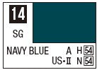 Mr Color C014 S/G Navy Blue