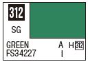 Mr Color C312 S/G Green FS34227