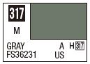 Mr Color C317 Flat Gray FS36231