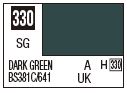 Mr Color C330 S/G Dk Green BS381C/641