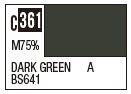 Mr Color C361 Dark Green BS641