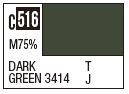 Mr Color C516 Dark Green 3414