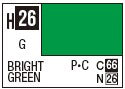Mr Hobby H026 Gloss Bright Green