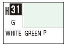 Mr Hobby H031 Gloss White Green