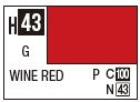 Mr Hobby H043 Gloss Wine Red