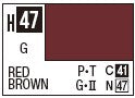 Mr Hobby H047 Gloss Red Brown