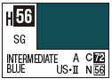 Mr Hobby H056 Semi Gloss Interm Blue