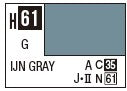 Mr Hobby H061 Gloss Ijn Grey