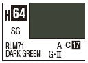 Mr Hobby H064 Rlm71 Dark Green