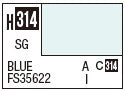 Mr Hobby H314 Semi Gloss Blue FS35622
