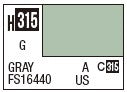 Mr Hobby H315 Gloss Grey FS16440