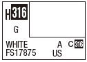 Mr Hobby H316 Gloss White FS17875