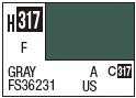 Mr Hobby H317 Flat Grey FS36231