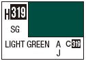 Mr Hobby H319 Semi Gloss Light Green