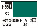 Mr Hobby H337 Semi Gloss Greyish Blue