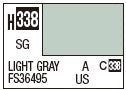 Mr Hobby H338 Semi Gloss Light Grey