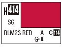 Mr Hobby H414 S/G Rlm23 Red