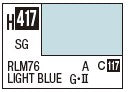 Mr Hobby H417 S/G RLM76 LT Blue