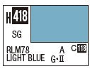 Mr Hobby H418 S/G RLM78 LT Blue