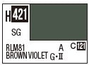 Mr Hobby H421 S/G RLM81 Brown Violet