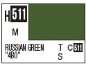 Mr Hobby H511 Flat Russian Green 4BO